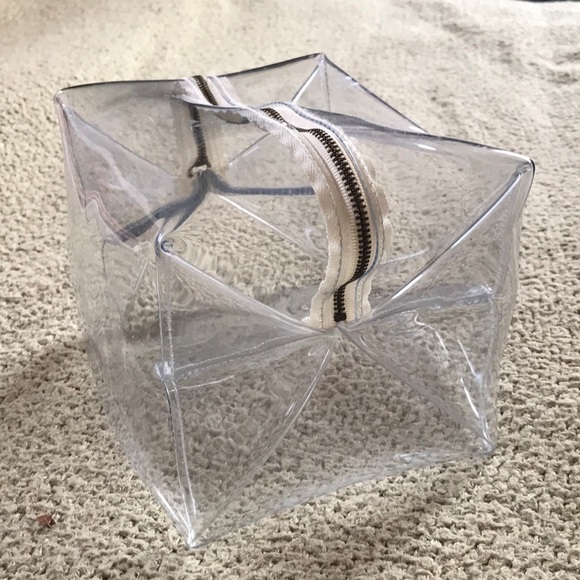 Madewell Bags Clear Square Cosmeticstoiletries Bag Poshmark