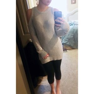 Michael Kors Cold Shoulder Sweater.