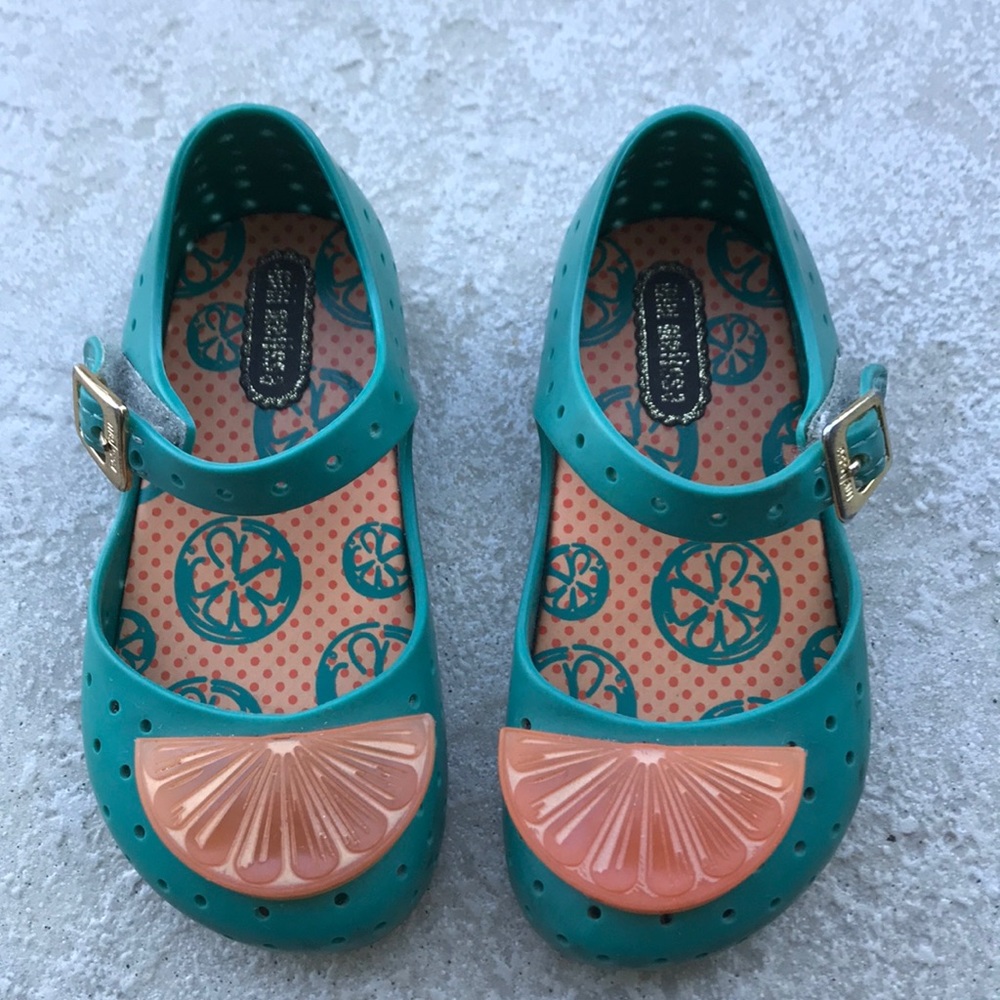 Mini Melisa Toddler Shoe w/Orange Slice