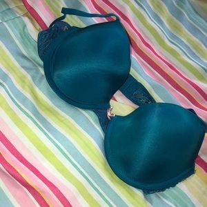 Deep blue bra