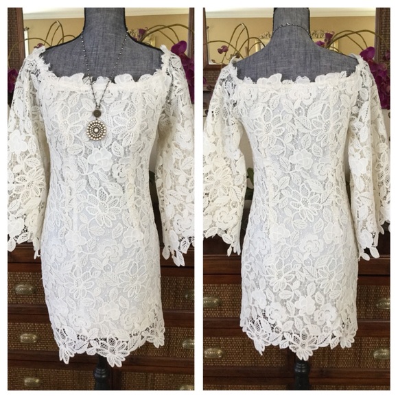 πFree People Dusk Lace Mini Dress. NWOT. - Picture 4 of 8