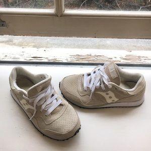 Saucony cream colored sneakers!