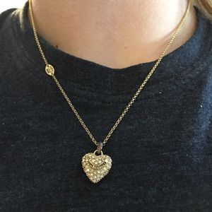 Juicy couture heart necklace
