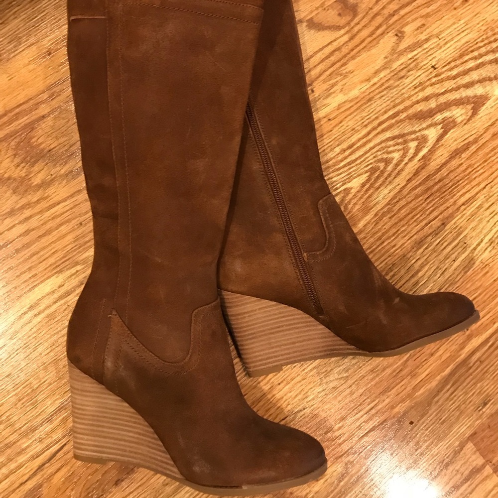 Franco Sarto Wedge Boots NWT