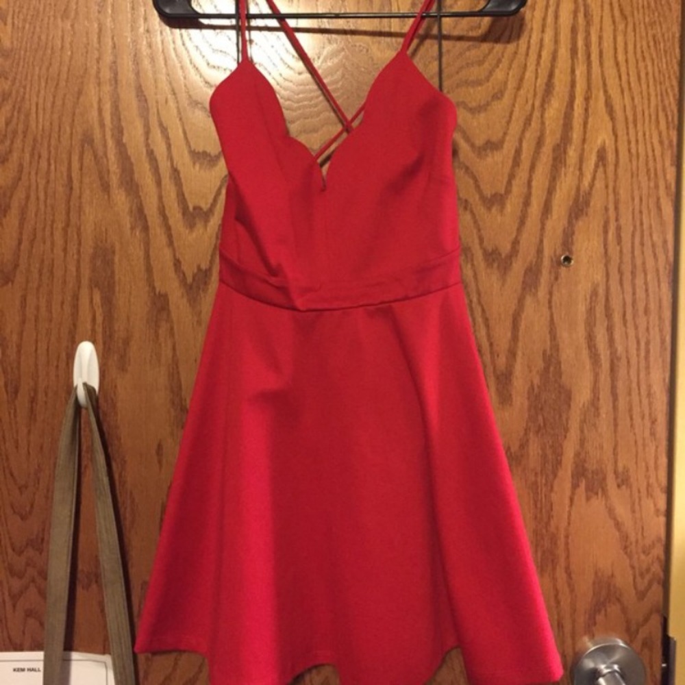 Red dress