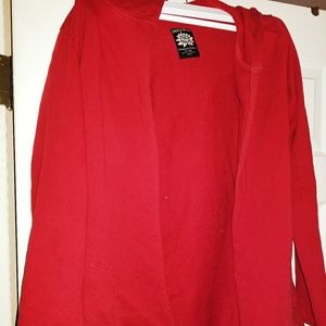 Lucky Brand sweatshirt red size l bell sleeves