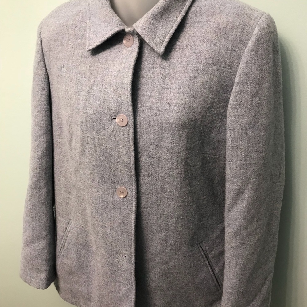 Lands End 100% wool lining women blazer ⭐️