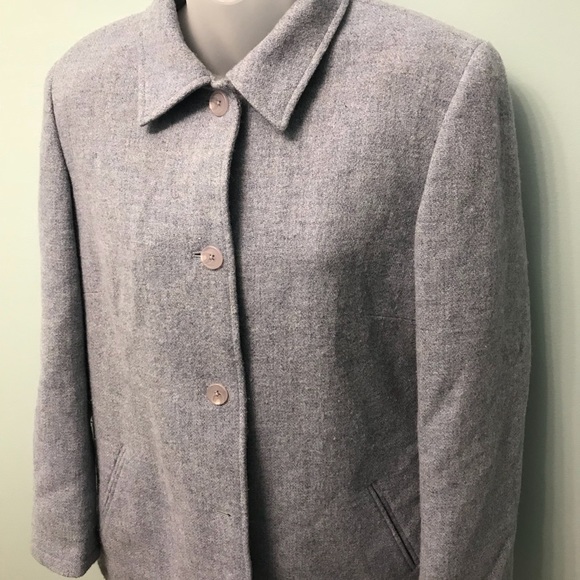 Lands End 100% wool lining women blazer ⭐️ - Picture 2 of 7