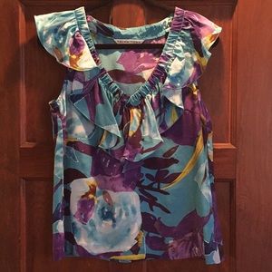 Trina Turk Floral Blouse