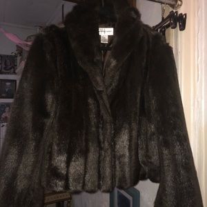 Faux fur coat from Newport News
