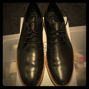 Calvin Klein leather shoes 9.5M NWOT