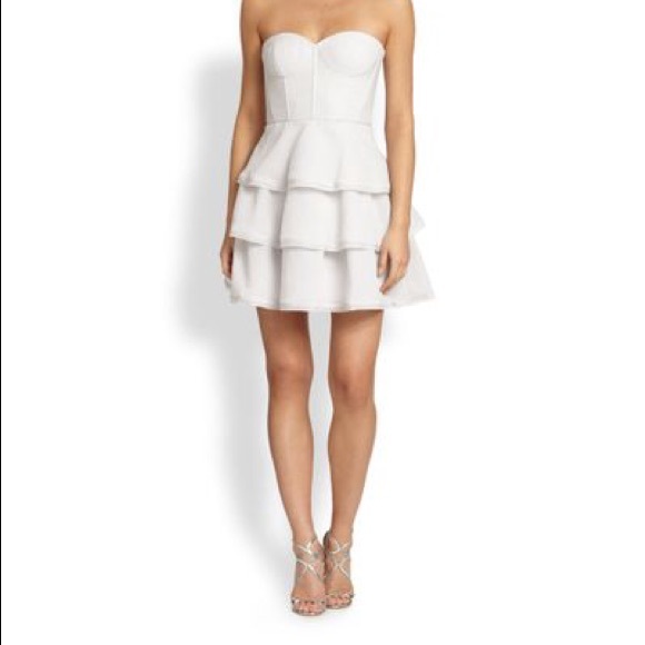 BCBGMAXAZRIA Strapless Bustier Dress - Picture 1 of 3