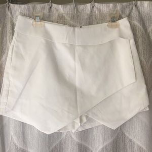 White envelope skirt