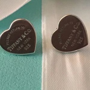 Authentic Tiffany & Co. heart earrings