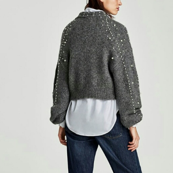 Zara pearl sweater - Picture 4 of 8