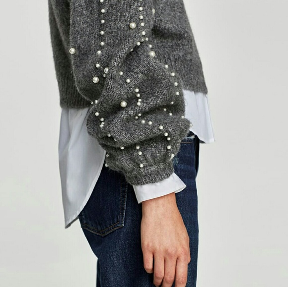 Zara pearl sweater - Picture 5 of 8