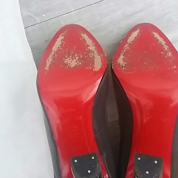 Auth Louboutin red bottoms sz 39.5 - Picture 5 of 5