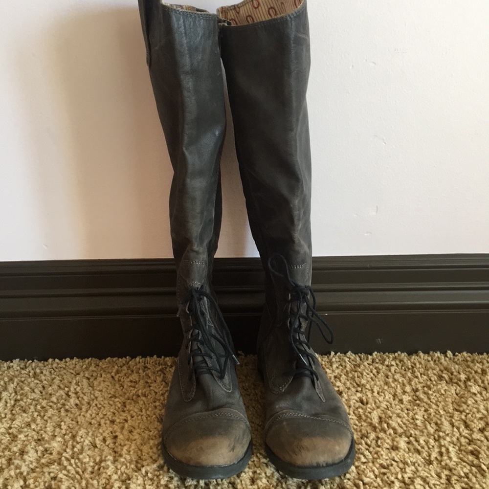 Lucky Brand lace up boots