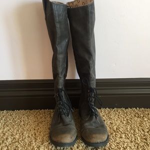 Lucky Brand lace up boots