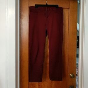 Banana Republic Maroon Pants