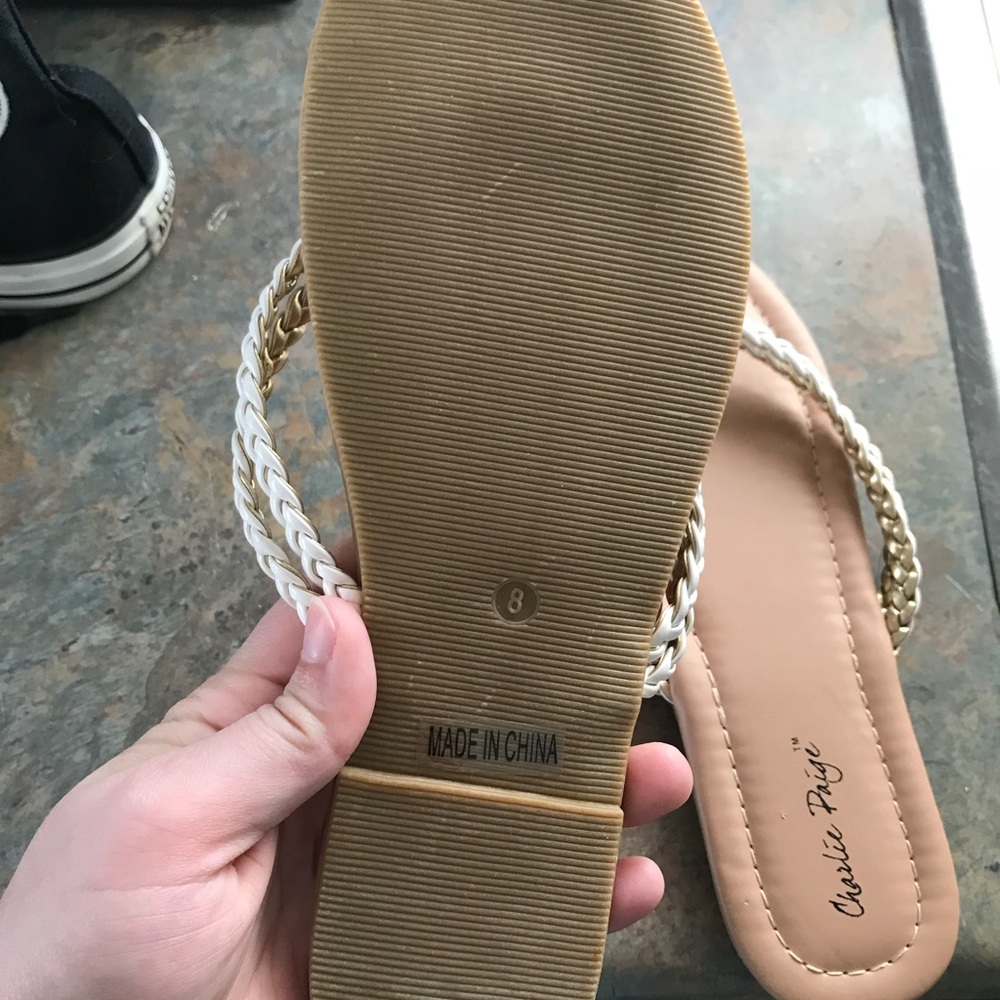Charlie Paige flip flops