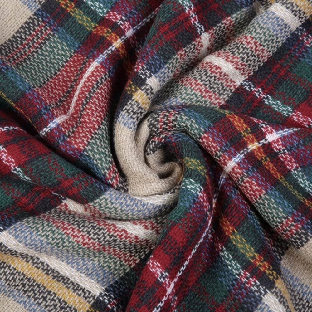 Plaid Blanket Scarf - Picture 4 of 4