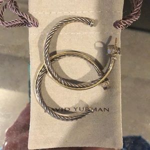 David Yurman hoop earrings