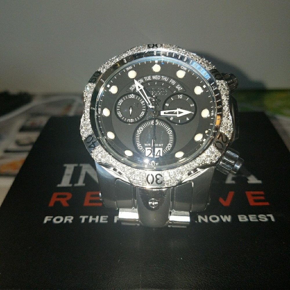 INVICTA Reserve Stainless Steel Diamond Watch
