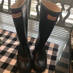 Hunter boots size 5m/6