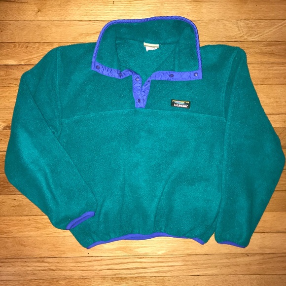 Vintage ll bean fleece pullover Clearance