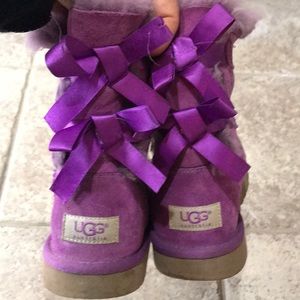 Uggs girls purple