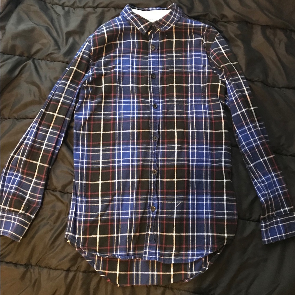 Dark Longline Flannel