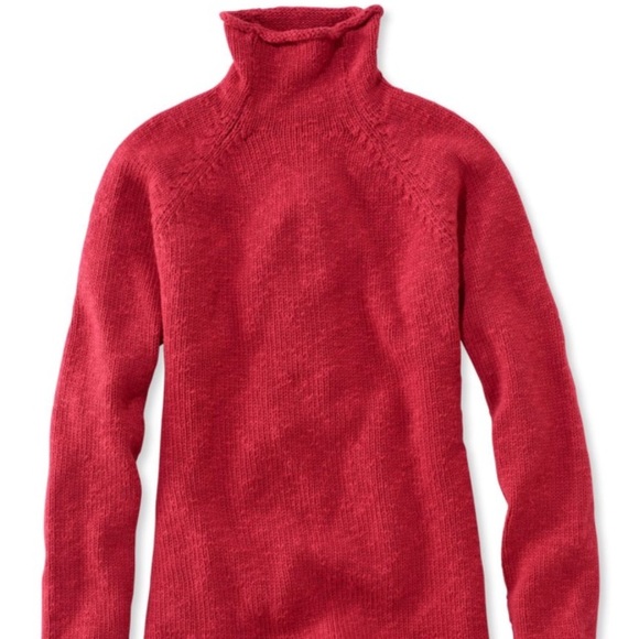 L L Bean Sweaters Cottage Cotton Sweater Funnelneck Pullover Ll Bean Poshmark