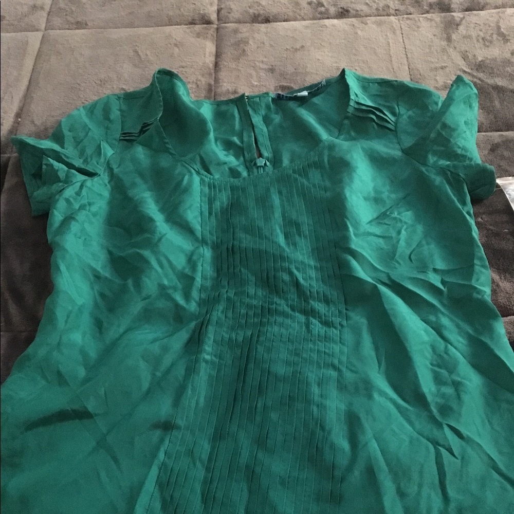 NWT Antonio Melani green blouse size small