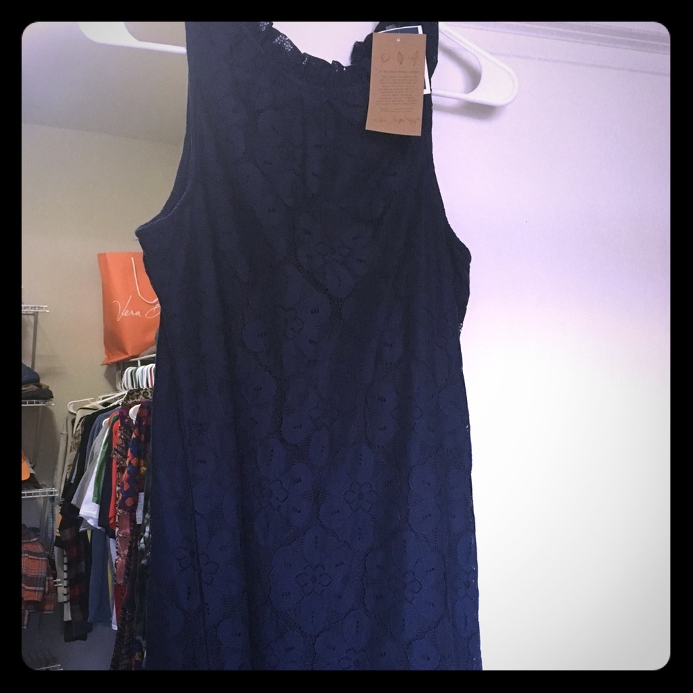 Beautiful navy lace dress