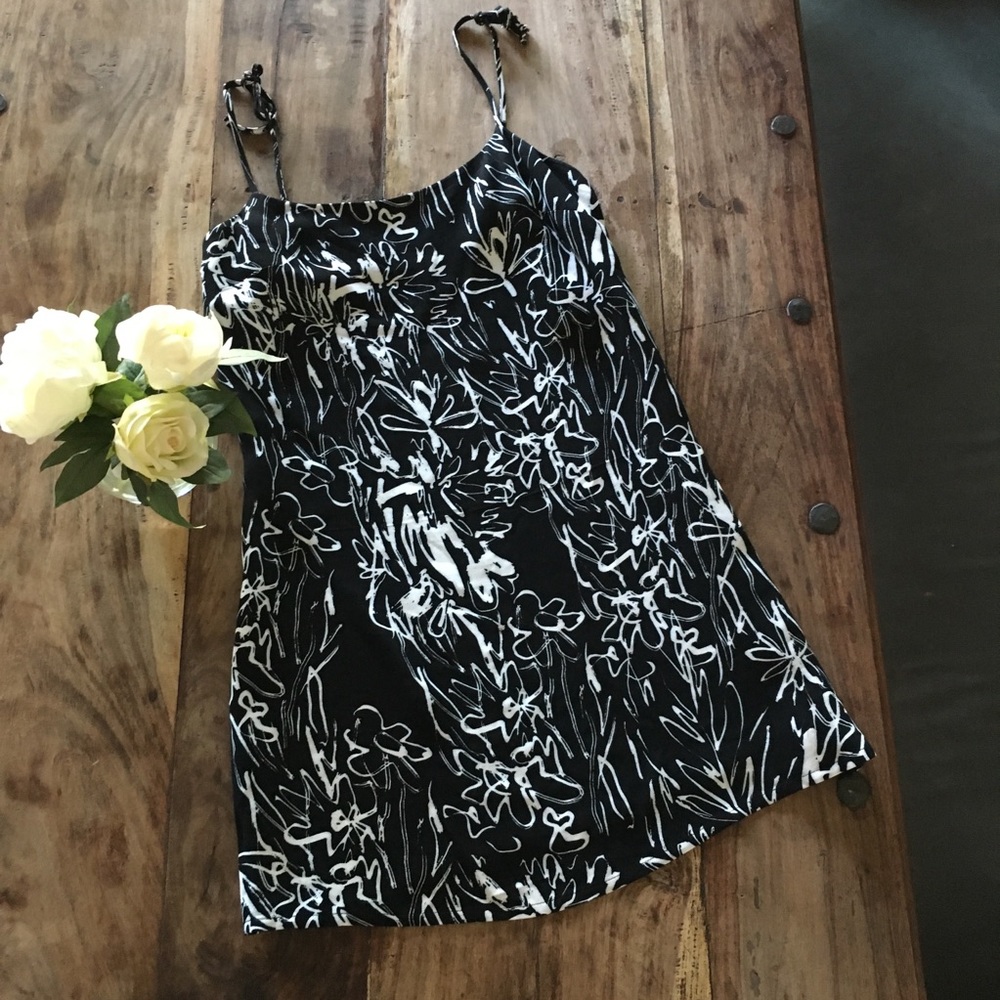 French Connection Black Copley Crepe Slipdress - Picture 5 of 8