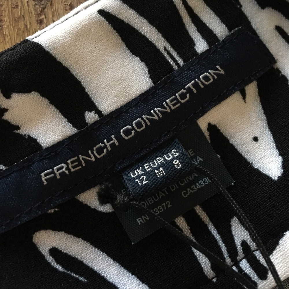 French Connection Black Copley Crepe Slipdress - Picture 7 of 8
