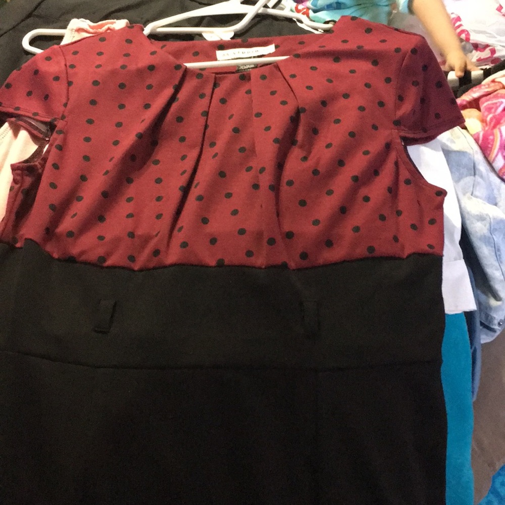 NWT polka dot dress