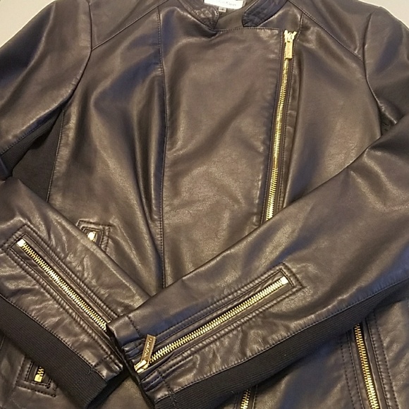 Calvin Klein Jackets & Blazers - " SOLD"    Calvin Klein Faux Leather Moto Jacket