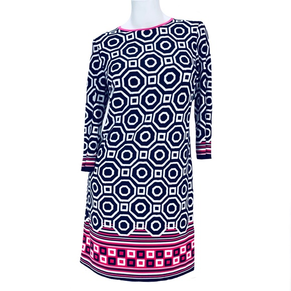 Eliza J Dresses & Skirts - ELIZA J Navy/Pink Tunic Dress! Size 12.