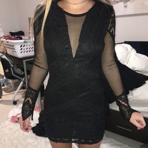 Black Lace Dress