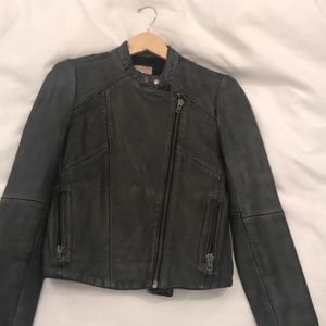 Free People Genuine Leather Jacket