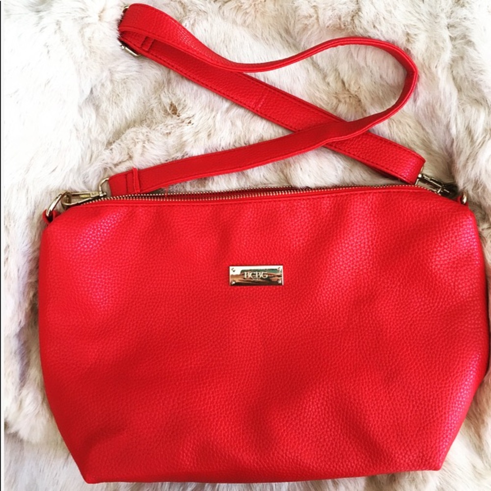 **SOLD **BCBG Paris Red Leather Purse