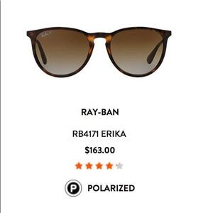Ray-Ban Erika tortoise POLARIZED