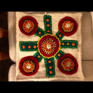 Handmade Columbian pillowcase