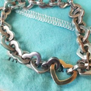 Tiffany interlocking heart bracelet