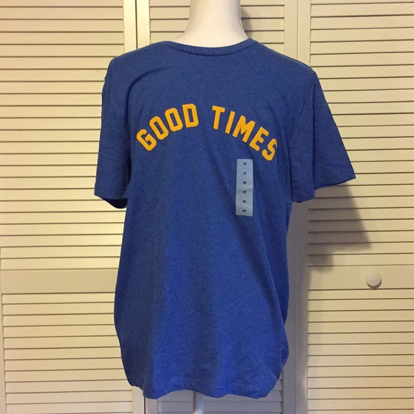 Old Navy Other - 🔥NWT OLD NAVY🔥MENS "GOOD TIMES" BLUE SHIRT