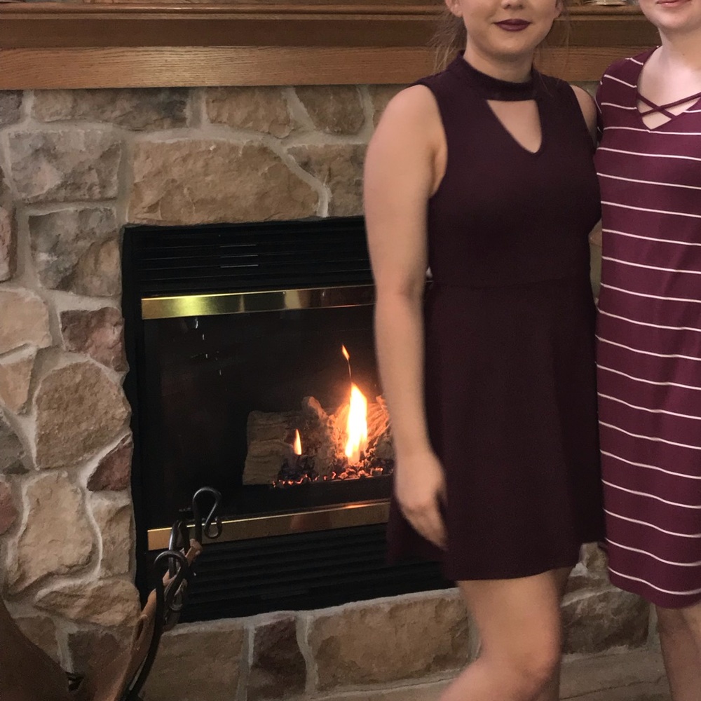 Maroon dress from Aeropostale