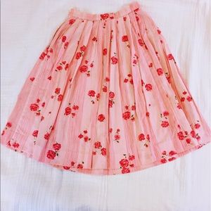 Vintage Pleated Skirt