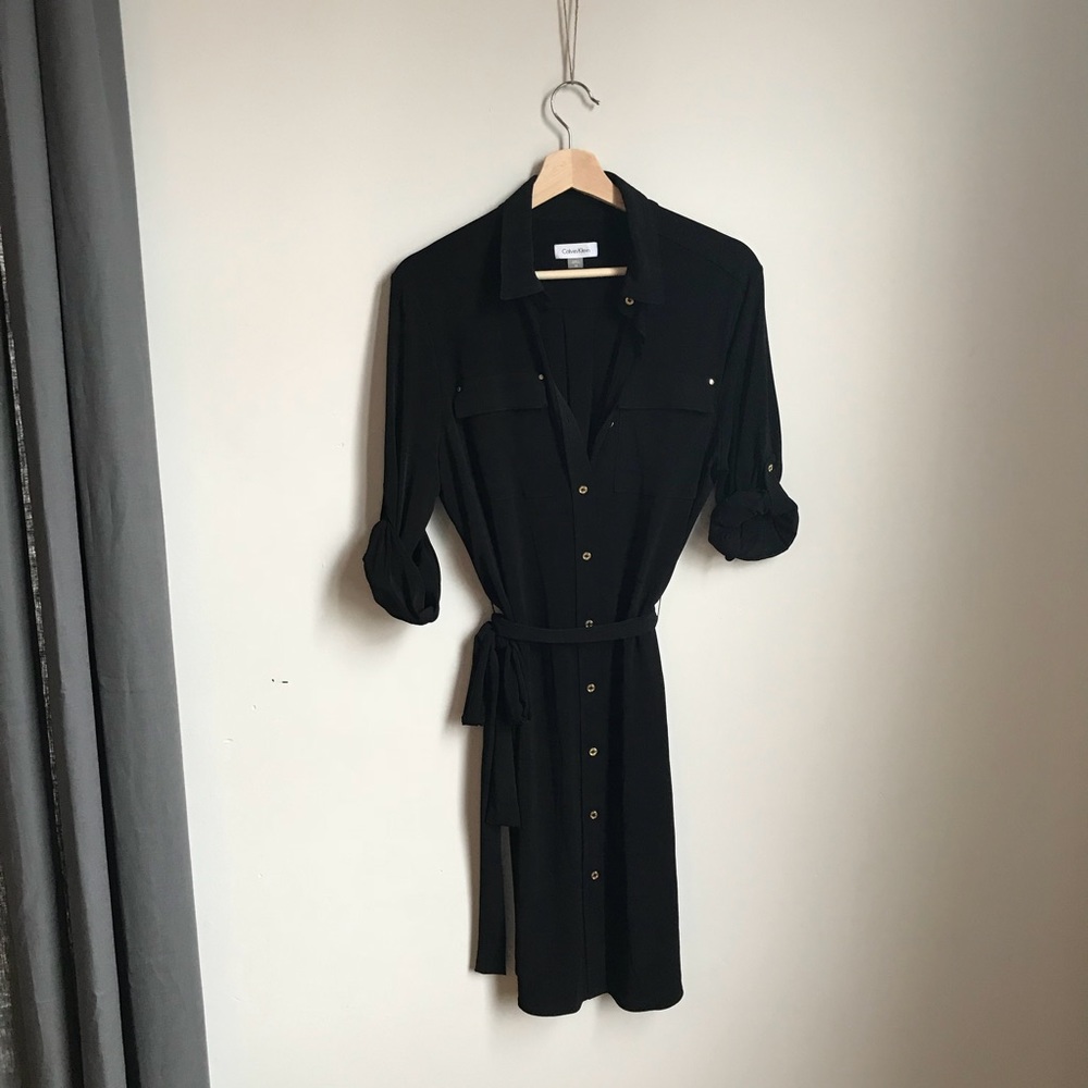 Calvin Klein wrap dress